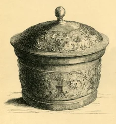 Metalen doos met deksel, ca. 1600, 1881