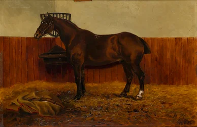 De Oude Cob in een Stal, c.1839-98