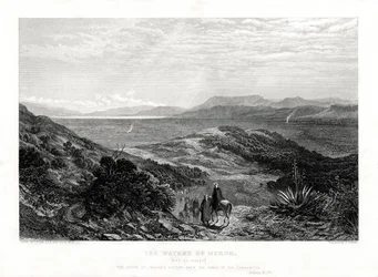 De wateren van Merom, Palestina, 1887