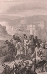 Maarschalk de Boucicault dwingt Sultan Bayezid het beleg van Constantinopel te stoppen