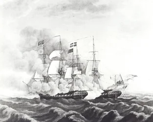 USS Constitution en HMS Guerriere