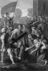 De val op de weg naar Calvarie, ca. 1820s