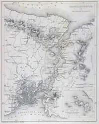 Constantinopel en de Bosporus, ca. 1850