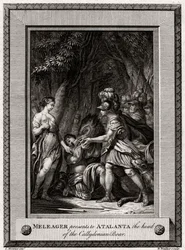 Meleager presenteert aan Atalanta het hoofd van het Callydonische Zwijn, 1774