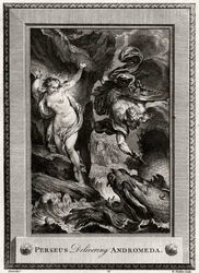 Perseus bevrijdt Andromeda, 1775