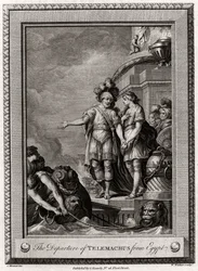 Het vertrek van Telemachus uit Egypte