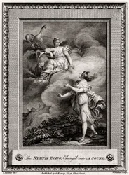 De nimf Echo, veranderd in een geluid, 1774