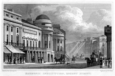 Harmonische Instelling, Regent Street, 1828