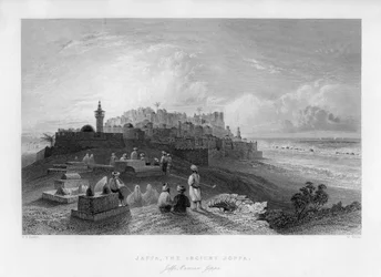 Jaffa, het oude Joppa, Palestina Israël, 1841