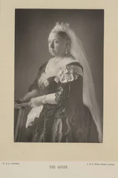 Koningin Victoria. Koningin van het Verenigd Koninkrijk van Groot-Brittannië en Ierland, en (vanaf 1876) Keizerin van India. Portret.