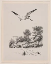 Illustratie bij Christian Winther, "Chresten en Lene"
