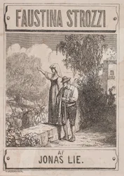 Titelblad voor Jonas Lie, "Faustina Strozzi"