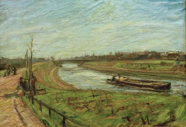 Landschap aan het Teltowkanaal