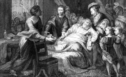 De dood van Leonardo da Vinci, 1519