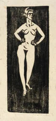 (Staand naakt)