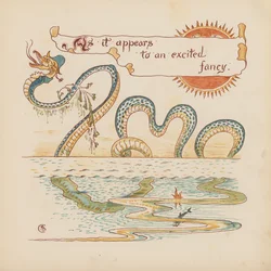 Illustratie voor Pothooks and Perseverance door Walter Crane