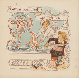 Illustratie voor Pothooks and Perseverance door Walter Crane