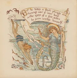 Illustratie voor Pothooks and Perseverance door Walter Crane
