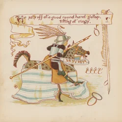 Illustratie voor Pothooks and Perseverance door Walter Crane