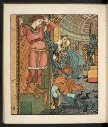 Illustratie voor het verhaal Prinses Belle étoile.