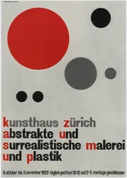 Abstracte en surrealistische schilderijen tentoonstelling, 1929