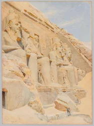 De grote tempel van Abu Simbel