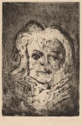 Meisje met hand