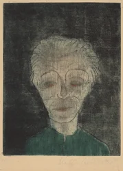 Vermoeide Man (Zelfportret), 1923