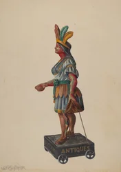 Sigarenwinkel Indiaan, ca. 1936