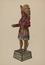 Sigarenwinkel Indiaan, ca. 1936