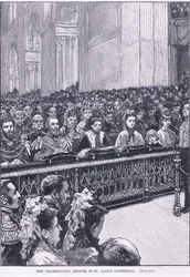 De dankdienst in St Paul