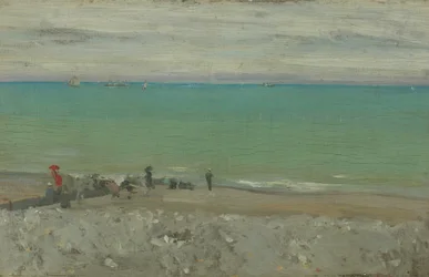 La Plage, Dieppe, c.1885