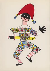 Figuren uit Kinderboeken: Harlekijn