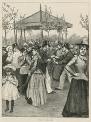 Zondag in Victoria Park (gravure)