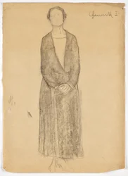 Portret van een dame (ten voeten uit)