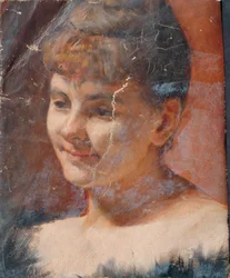 Portretstudie van een dame