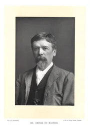 George Du Maurier, Britse schrijver en kunstenaar, ca. 1895
