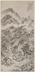 Bergdorp omarmd door de zomer, 1659