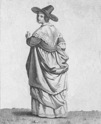 Een Koopmansvrouw - Kleding van Voorname Burgers in 1640, 1807