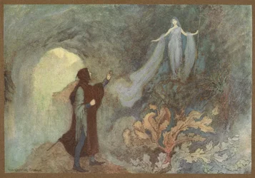 De Fee verschijnt aan de Prins in de Grot, uit Cenerentola