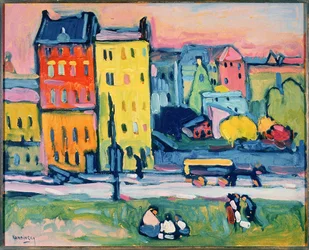 Huizen in München, 1908