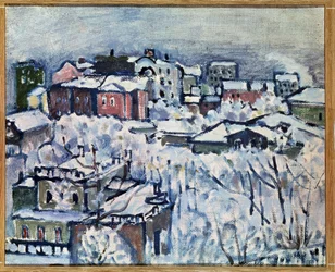 Winterdag. Smolensky Boulevard