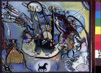 "De haven" Schilderij van Vassily Kandinsky