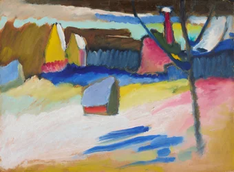 Murnau - Landschap met kale boom