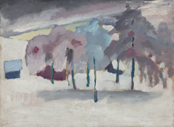 Murnau – Bomen in de sneeuw