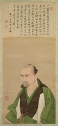 Portret van Sato Issai (50 jaar)