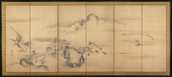 Acht Zichten van de Xiao en Xiang Rivieren, 1700s