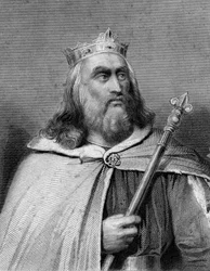 Koning Clotaire II van de Franken, 19e eeuw