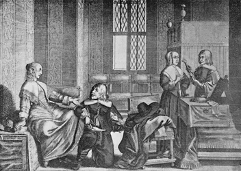 Een Dame die Schoenen Koopt, ca. 1650, 1903
