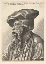 Baardige man met kettinghalsband, 1647